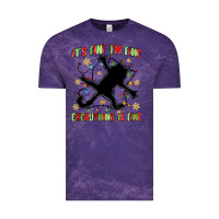 Cloud Purple it's fine i'm fine everything is fine Vintage Tee - MaliasSmallBusiness