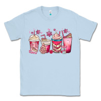 Dusty Blue christmas debbie cake white coffee cups Classic Tee - MaliasSmallBusiness