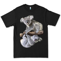 Black Koala Premium Tee - LillyAllenDesigns