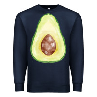 Navy half avocado fa element Premium Sweatshirt - FaDigitalArtStudio