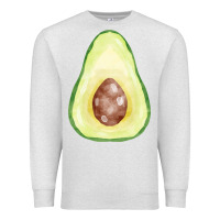Oatmeal Heather half avocado fa element Premium Sweatshirt - FaDigitalArtStudio