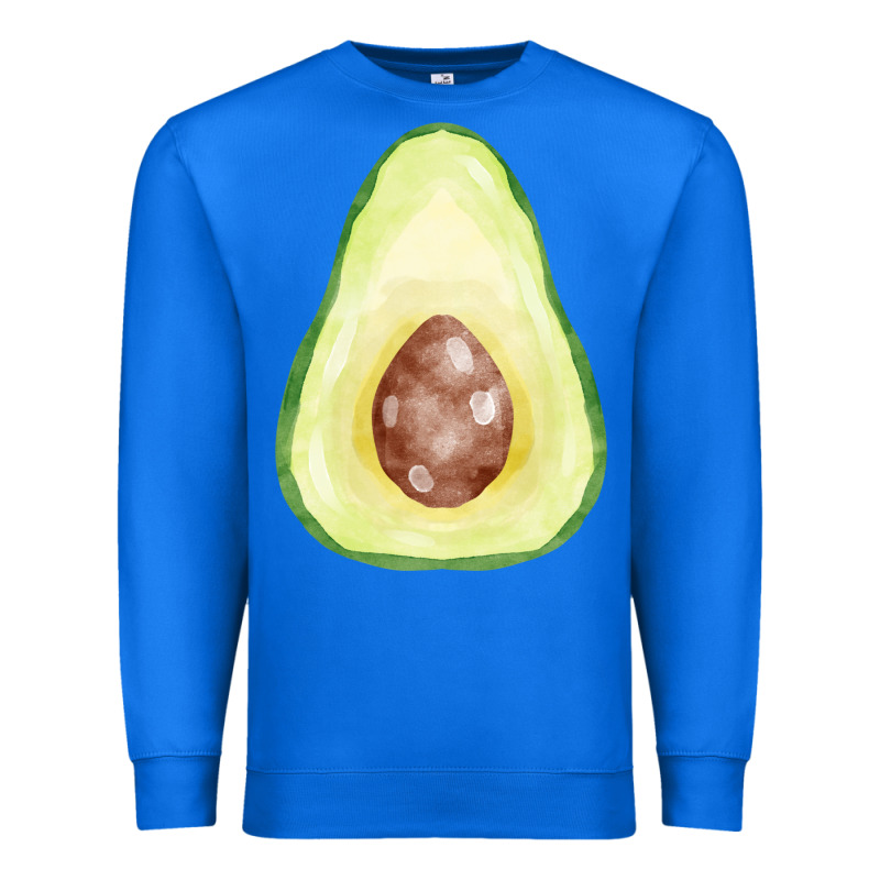 Half Avocado Fa Element Premium Sweatshirt by FaDigitalArtStudio | Teevron