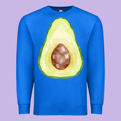 Half Avocado Fa Element Premium Sweatshirt Designed By Fadigitalartstudio