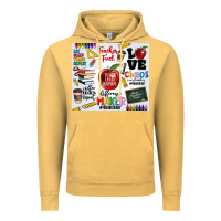 Vintage Mustard teacher Vintage Hoodie - MaliasSmallBusiness