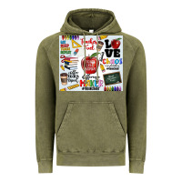 Vintage Olive teacher Vintage Hoodie - MaliasSmallBusiness