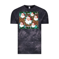 Cloud Black santa Vintage Tee - JahusDesignShop