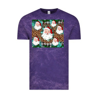 Cloud Purple santa Vintage Tee - JahusDesignShop