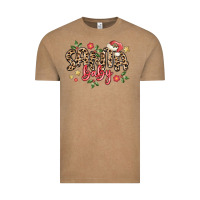 Vintage Coffee santa baby Vintage Tee - MaliasSmallBusiness