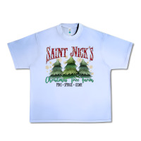 Grape Ice Saint Nick's Christmas Tree Farm Urban Heavy Tee - MaliasSmallBusiness