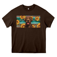 Chocolate Brown western chocolate labrador license plate Heavy Core Tee - Artiststas