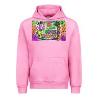 Fuchsia Pink I am witch Coffee Kids Cup Urban Hoodie - CowhideDigitalArt