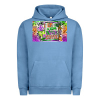 Pigment Pebble Blue I am witch Coffee Kids Cup Urban Hoodie - CowhideDigitalArt