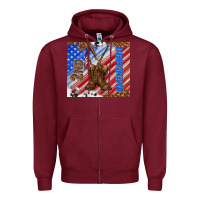 Burgundy second amendment Zipper Hoodie - TumblerDesignByShophia
