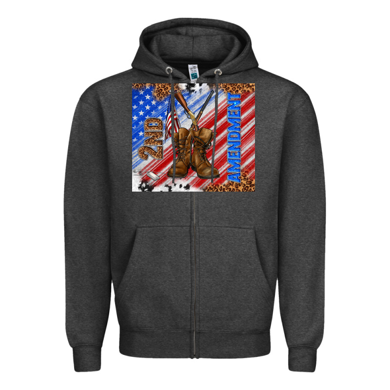 Second Amendment Zipper Hoodie by TumblerDesignByShophia | Teevron