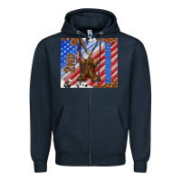 Navy second amendment Zipper Hoodie - TumblerDesignByShophia