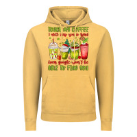 Vintage Mustard christmas characters coffee cups Vintage Hoodie - MaliasSmallBusiness