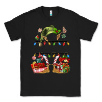 Black customize christmas elf Classic Tee - MaliasSmallBusiness