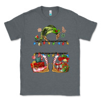Charcoal Heather customize christmas elf Classic Tee - MaliasSmallBusiness
