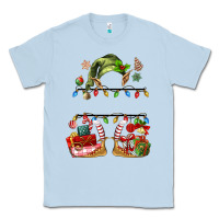 Dusty Blue customize christmas elf Classic Tee - MaliasSmallBusiness