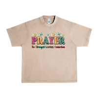 French Oak prayer the strongest wireless connection Urban Heavy Tee - JahusDesignShop