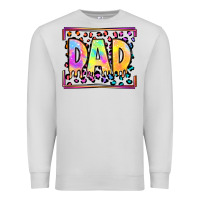 Dove Grey lgbtq tie dye dad Premium Sweatshirt - OliviaCreatesArt