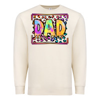 Sandshell lgbtq tie dye dad Premium Sweatshirt - OliviaCreatesArt