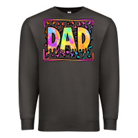 Smoke lgbtq tie dye dad Premium Sweatshirt - OliviaCreatesArt