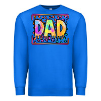 True Royal lgbtq tie dye dad Premium Sweatshirt - OliviaCreatesArt