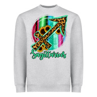 Heather Grey Sagittarrius Sign of Zodiac Heavyweight Sweatshirt - Bettercallsaul