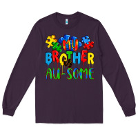 Plum my brother is au some a Long Sleeve Tee - Artiststas