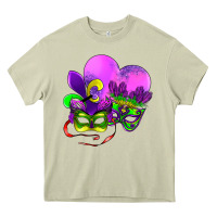 Mossy mardi gras heart and mask Heavy Core Tee - AdoDesignShop