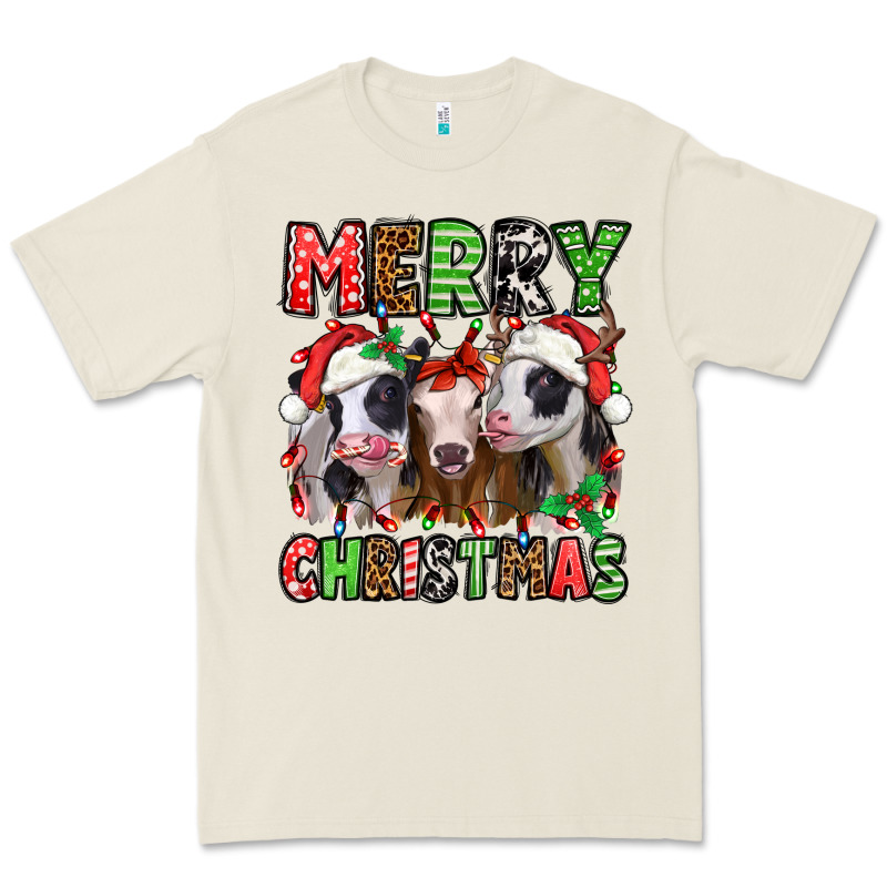 Merry Christmas Heifers Premium Tee by Jasminsmagicworld | Teevron