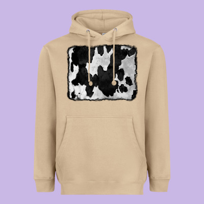 Cowhide Heavyweight Hoodie Designed By Cowcowdesign