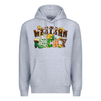 Heather Grey Western lucky St. Patrick's Day Premium Hoodie - CowGirlArtShop