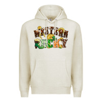 Oatmeal Heather Western lucky St. Patrick's Day Premium Hoodie - CowGirlArtShop