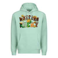 Seafoam Western lucky St. Patrick's Day Premium Hoodie - CowGirlArtShop