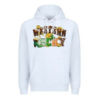 White Western lucky St. Patrick's Day Premium Hoodie - CowGirlArtShop