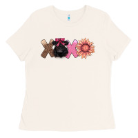 Bone xoxo belted galloway Ladies Tee - AdoDesignShop
