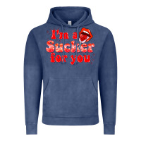 Vintage Denim im a sucker for you valentines the day Vintage Hoodie - NancyCooperArtShop