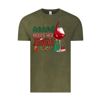 Vintage Olive mommy needs her jingle juice Vintage Tee - MaliasSmallBusiness