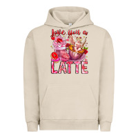 Pigment French Oak Love You Latte Valentine Cupid Urban Hoodie - CowhideDigitalArt