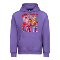 Tulip Love You Latte Valentine Cupid Urban Hoodie - CowhideDigitalArt