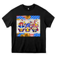 Black American gnomes Heavy Core Tee - AdoDesignShop