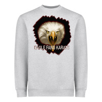 Heather Grey Eagle Fang Karate Heavyweight Sweatshirt - Bettercallsaul