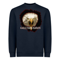 Navy Eagle Fang Karate Heavyweight Sweatshirt - Bettercallsaul
