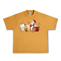 Peanut Butter Christmas Milk and Cookie Latte Coffee Cups Urban Heavy Tee - MaliasSmallBusiness
