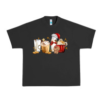 Pigment Black Christmas Milk and Cookie Latte Coffee Cups Urban Heavy Tee - MaliasSmallBusiness