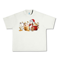 Pistachio Christmas Milk and Cookie Latte Coffee Cups Urban Heavy Tee - MaliasSmallBusiness
