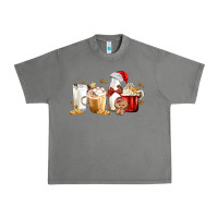 Tornado Christmas Milk and Cookie Latte Coffee Cups Urban Heavy Tee - MaliasSmallBusiness