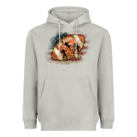 Moon Dust American Football Flag Players Heavyweight Hoodie - CowCowDesign